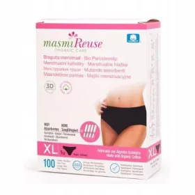    Chiloți menstruali din bumbac organic MASMI, mărimea XL, 1 buc.