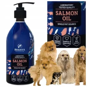    Uleiuri și grăsimi pentru pisici și câini HolistaPets ulei 500 ml 500 g 1 buc.