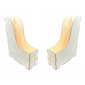    Set de referate din lemn pentru documente A4 pentru Biroul Scoala Acasă, 2 buc.