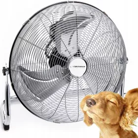 Ventilator de podea Esperanza CYCLONE argintiu/gri