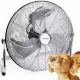  Ventilator de podea Esperanza CYCLONE argintiu/gri