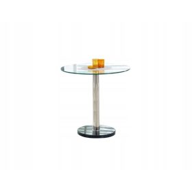  Masa de bucatarie rotunda argintie Halmar 80 x 80 x 74 cm