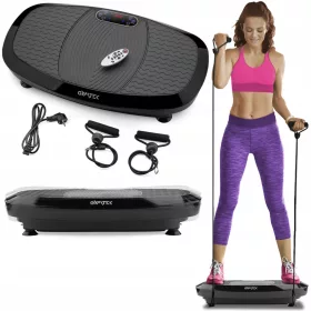    PLATFORMĂ DE VIBRAȚII MASAGER FITNESS 3D VIBRANT CU CABLURI XP750 GYMTEK