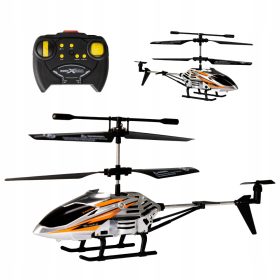    ELICOPTER RC controlat de la distanță, dronă, culoare portocalie argintie