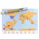  Harta World Explorer, carte răzuibilă TRAVELER + tub
