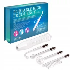    Derma Wand darsonval 4 electrozi tampon, cel mai puternic PRO pentru pielea feței