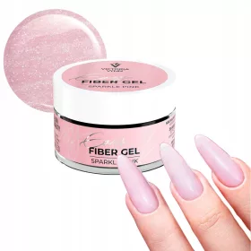    VICTORIA VYNN EASY FIBRE GEL GEL DE CONSTRUIRE CU MICROFIBRĂ ROZ SPARKLE 50ml
