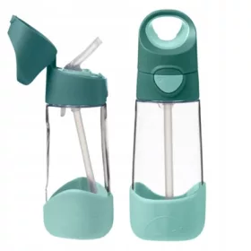 Sticla Tritan cu paie B.Box BB500307 Emerald Forest 450 ml