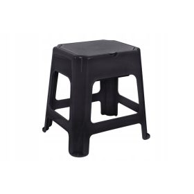  Scaun Bisk negru 43 cm