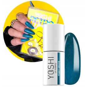    YOSHI HYBRID POLIC CU EFECT FLASH REFLECTIV 018 FUNKY GROOVE 6 ml