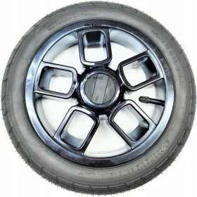    Roată cărucior Adamex Pajero, jantă închisă la culoare, spate 12 inch