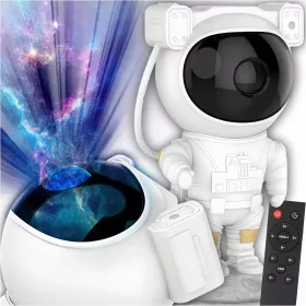    PROIECTOR STELE PROIECTOR LAMPĂ DE NOAPTE PENTRU COPII LED LASER ASTRONAUT