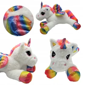    MASCOTA UNICORN DE PELUȘ URIAȘĂ JUCĂRIE DE PELUȘ DRĂGĂTĂ PENTRU COPII 75 CM