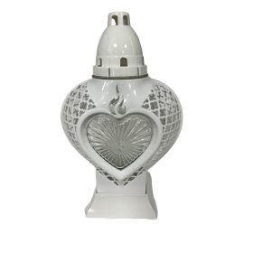    Lumanare glamour, inima, ratan artistic, capela moderna din sticla