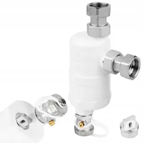    SEPARATOR DE CONTAMINARE AFRISO FILTRU MAGNETIC ANGULAR PENTRU CAZAN PE GAZ