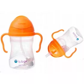  B.Box BB00509 sticla cu pai 240 ml portocaliu