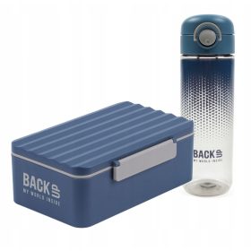    Flacon de rezervă 600 ml + Lunch Box compartiment mobil Backup C58 Bleumarin Derform