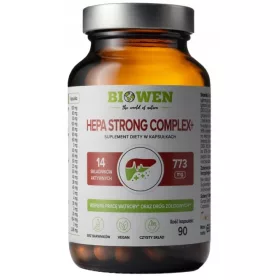   Biowen Hepa Strong Complex+ 90 Capsule - Suport Natural pentru Funcționarea Ficatului