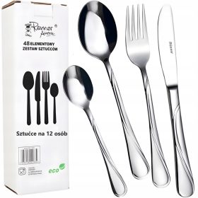    ROSSNER SET DE TACIMURI DE OTEL 48 EL SERVICIU DE CINA PENTRU 12 PERSOANE