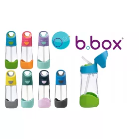  B.Box sticla tritan briza oceanica cu paie 450 ml