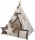  TIPI WIGHWAM TEEPEE cort 3 perne + GHIRLANDA de stele produs PL