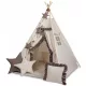  TIPI WIGHWAM TEEPEE cort 3 perne + GHIRLANDA de stele produs PL