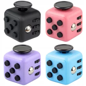    4X HAND CUBE CUBU ANTISTRESS FIDGET CUBE TOYS butoane butoane în mână