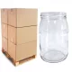  Borcane pentru conserve de miere 900ml 384buc pentru castraveți compot 1200g JUME PALET b/z