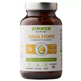   Biowen Omega 3 Forte cu 1000 mg EPA și 500 mg DHA, 90 Capsule