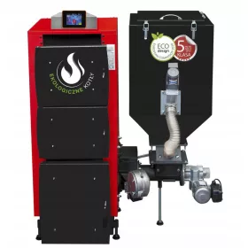    Cazane Soba cu peleti DUO 24 KW bifunctionala PENTRU COFINANARE