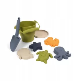  Set de jucării și găleată din silicon Filibabba