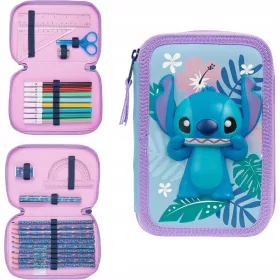    Trusa pliabilă cu un singur creioane CADOU DISNEY STITCH PENTRU COPII