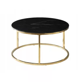    Bancă de semnalizare, BĂNCI, rotundă, 80 x 80 x 45 cm, auriu