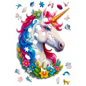    Puzzle Drewniane dla Dzieci Dorosłych PUZZLED Premium JEDNOROŻEC 260 EL.