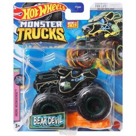    BEAR DEVIL 3/5 Mai multe NeonSense Monster Trucks Mașini Hot Wheels Car 1:64