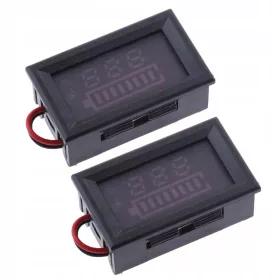    2 buc. Display LCD Contor digital de vârstă Putere Watt Indicator de capacitate 60 V