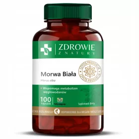   Supliment Alimentar Morwa Biała 100 capsule - Suport pentru Metabolismul Carbohidraților
