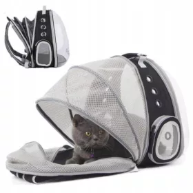    TRANSPORTER pentru o pisica, un caine, un iepure, un animal, un RUCSAC DE TRANSPORT pliabil