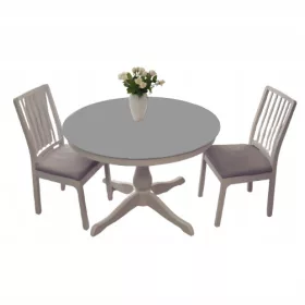    Covoraș de masă de protecție, diametru 180 cm, rotund, 2,6 mm, GRI