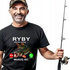    Tricou de pescuit Cadou pentru tata bunicul Angler Peștii cheamă Stiuca