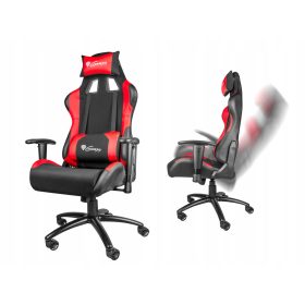    Scaun gaming Genesis Nitro 550, piele ecologica neagra si rosie