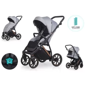    Carucior VERA, scaun mare, suport pentru picioare lung, pana la 22 kg, ham in 5 puncte