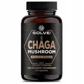   Extract de Chaga 10:1 de la Solve Labs - Supliment Alimentar cu Antioxidanți Naturali