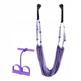    Yoga aeriană Stretching Gym Inversion Exercise Fitness Yoga Set Purple B