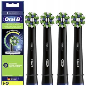    4x CAPETE DE PERIUȚĂ ELECTRICĂ ORAL-B CROSS ACTION EB50 NEGRE
