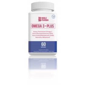   Capsule Noblepharma Omega 3 Plus pentru funcționarea optimă a organismului