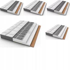    Saltea Nikola Aero Premium 120x60 spuma de hrisca nuca de cocos mediu - tare 120 x 60 x 12 cm