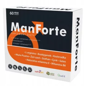   ManForte pentru Bărbați - Supliment Alimentar în Capsule, 60 Bucăți