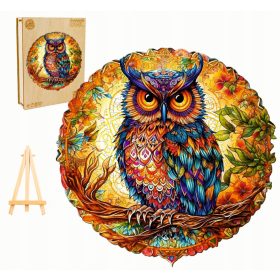    PUZZLE MARE DIN LEMN 300 BUCINĂ FERMĂTORĂ ÎN CUTIE DE LEMN