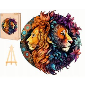    PUZZLE MARE DIN LEMN 300 DE BUCĂȚI LEI YING YANG ÎN CUTIE DE LEMN